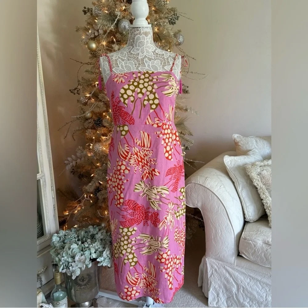 NWOT Rachael Zoe lobster print  Pink Dress - Picture 3 of 16